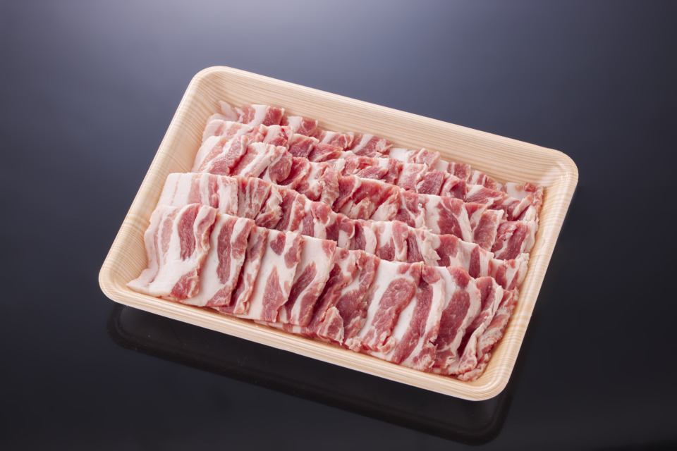 鳥取県産　豚バラ焼肉(800g)