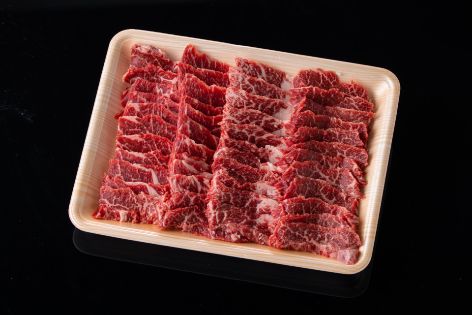 鳥取県産　牛三角バラ　焼肉用（650g）