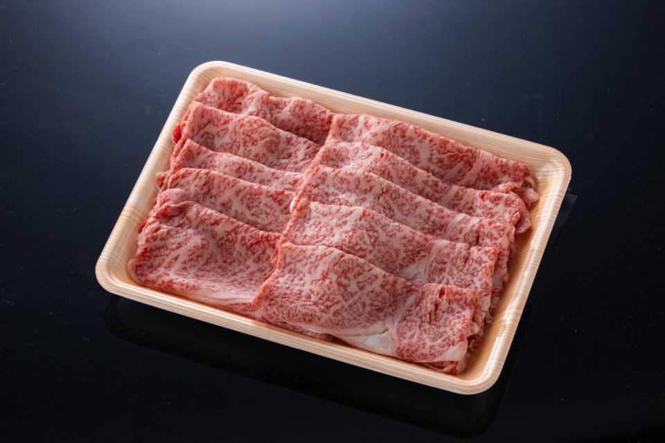 鳥取県産　黒毛和牛　牛ロースすき焼き（500g）