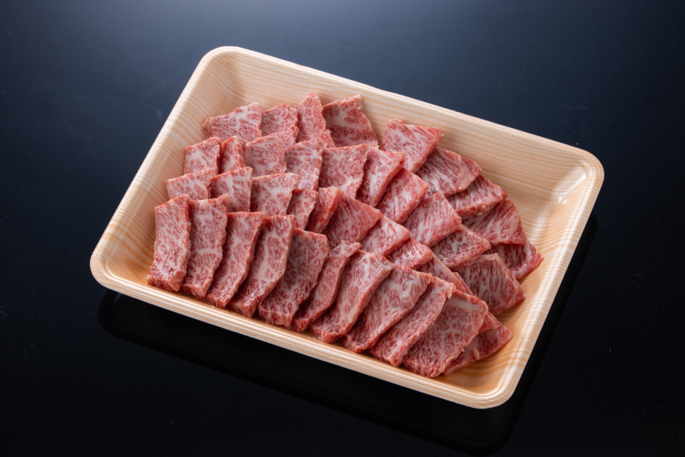 鳥取県産　黒毛和牛　三角バラ焼肉用（500g）