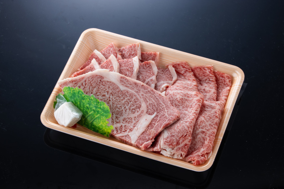 鳥取県産　黒毛和牛　牛ロース食べつくしセット（総量600g）