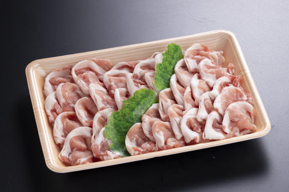 ⑩（チルド）輸入豚ロースしゃぶしゃぶ用600g