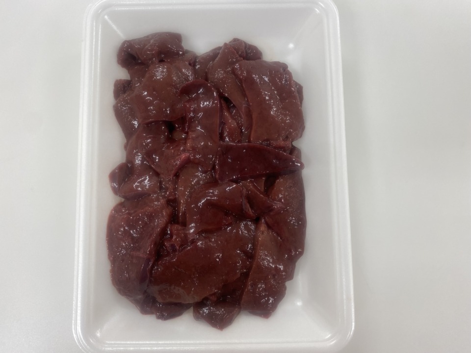 ㉟（冷凍）国産牛レバー焼肉用(500g)