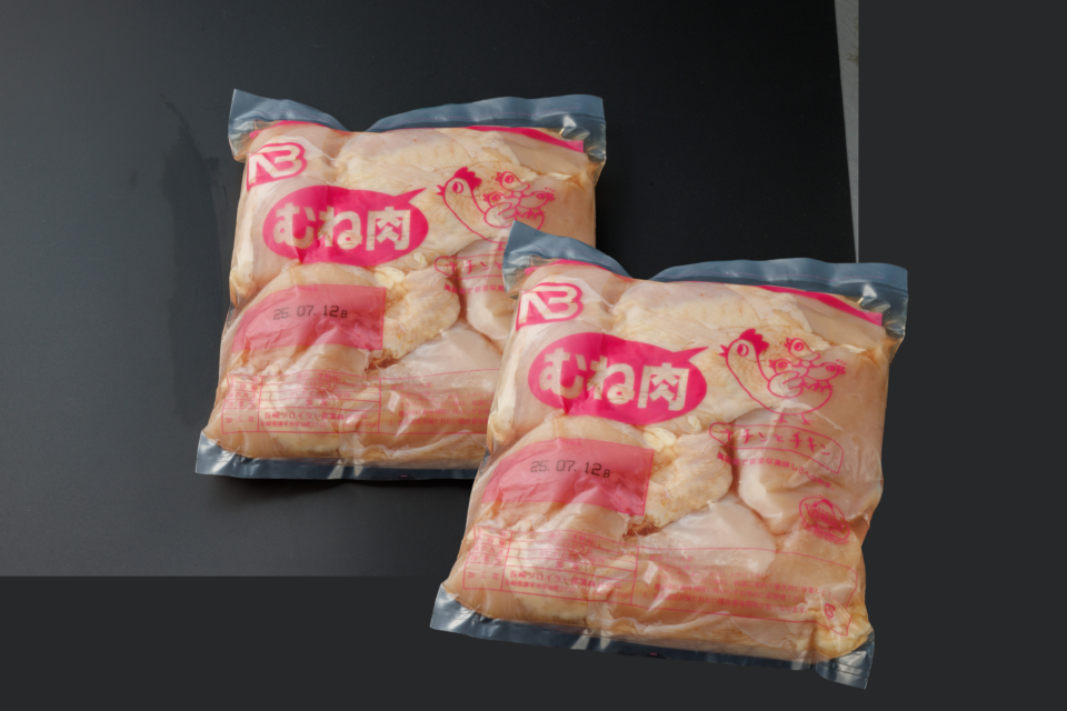 ⑦（チルド）国産若鶏むねむねセット（2袋4kg）