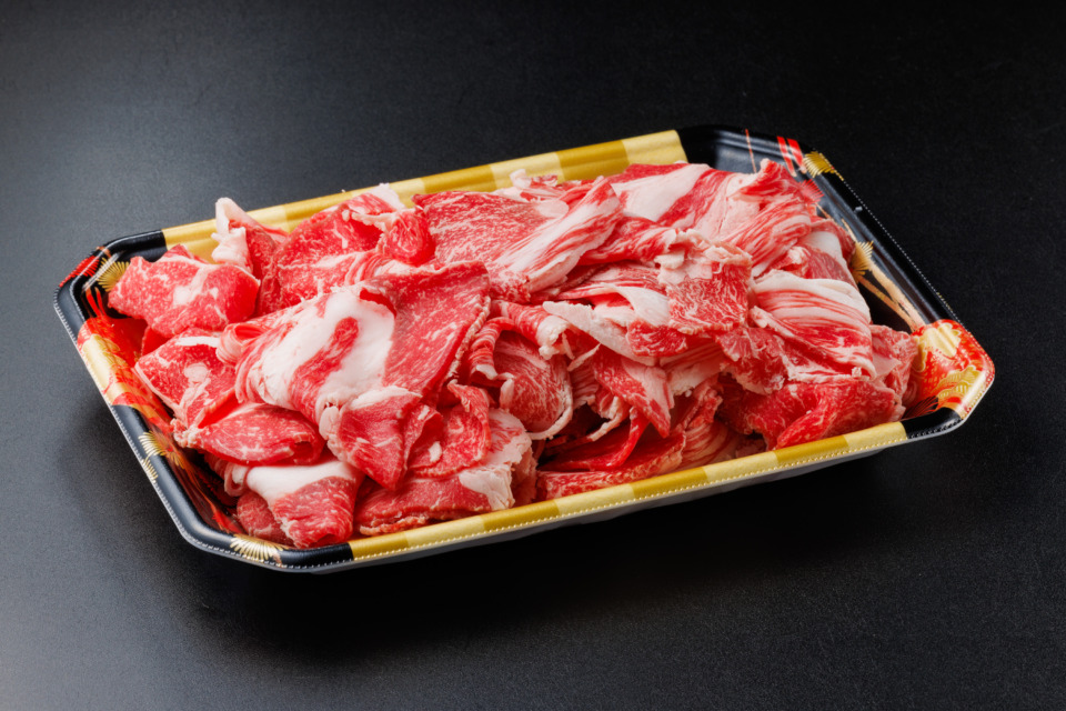 ⑪鳥取和牛チルド小間切れ肉500g