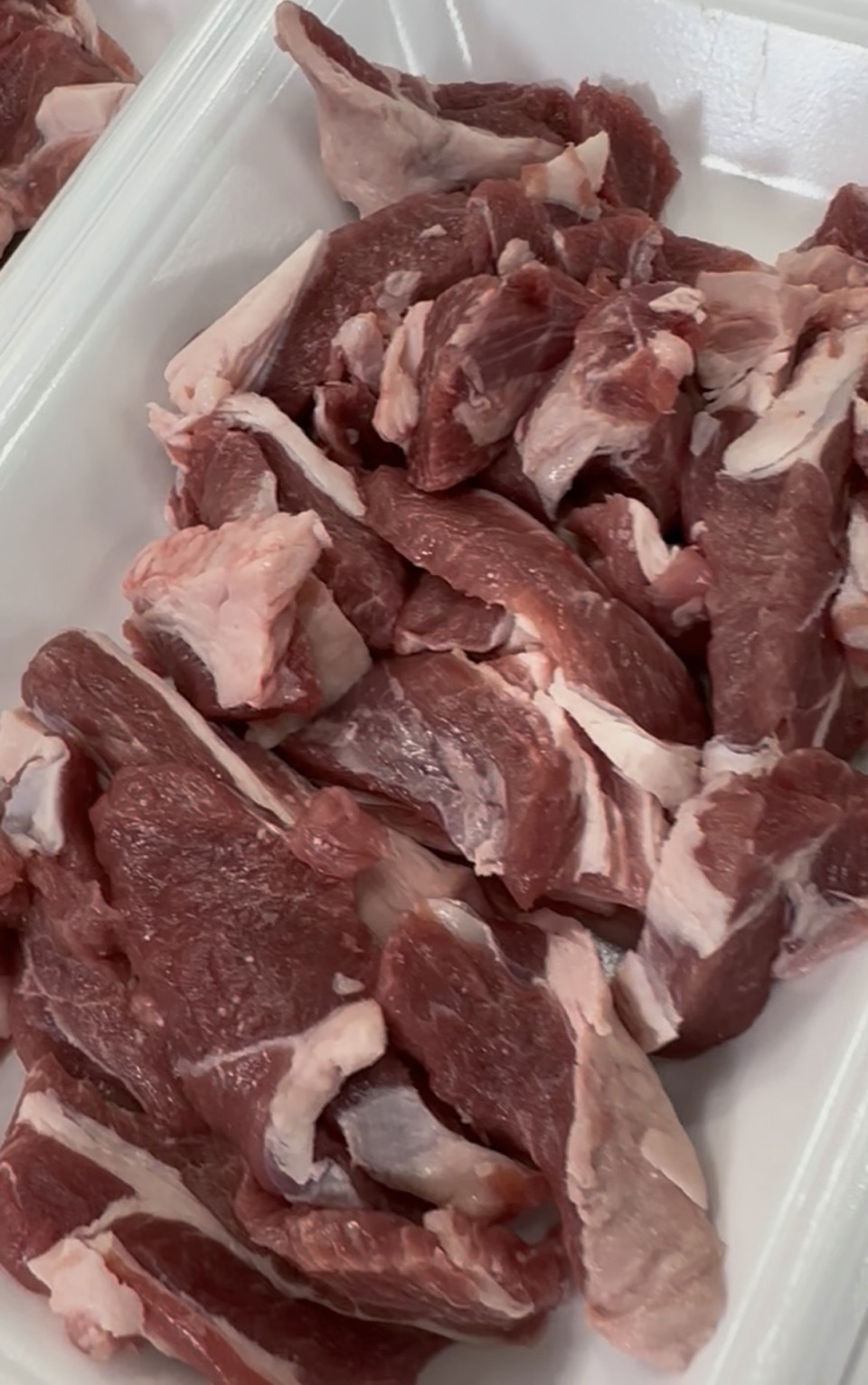 ⑳輸入冷凍ラム焼肉用300g